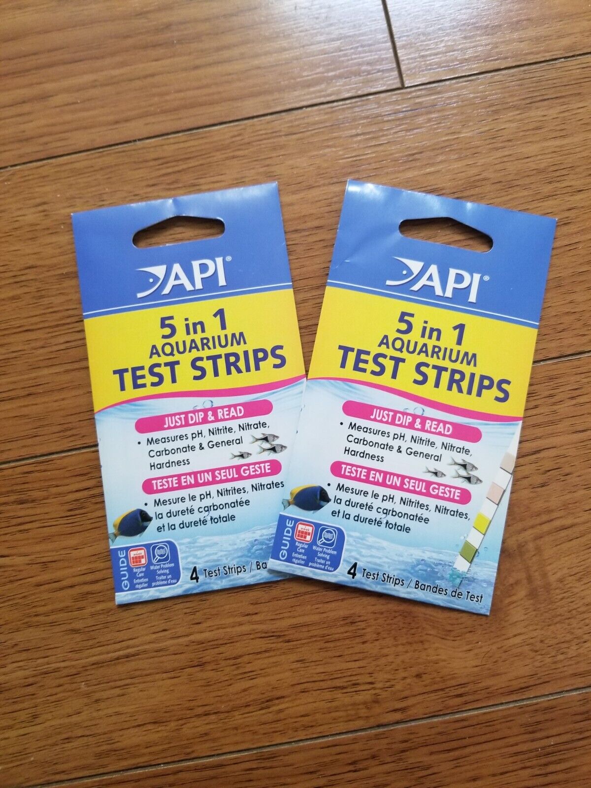 API 5-IN-1 TEST STRIPS Freshwater and Saltwater Aquarium Test