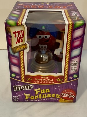 M & M'S Fun Fortunes The Great RED-INI Candy Dispenser
