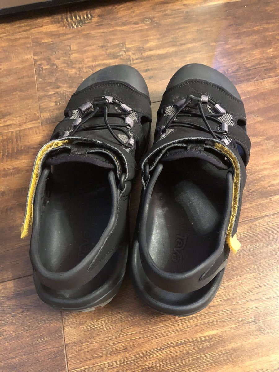 Teva Flintwood 1118941 Black Hiking Sandals Hook & Loop  display picture 2