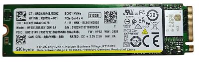 512GB SSD NVME SK hynix BC901 PCIe Gen4 x4 M.2 2280