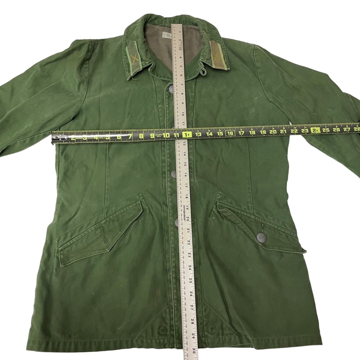 Vintage C 148 SWEDISH Army Green MILITARY Jacket Norsel 1975 Vintage C 148 SWEDISH Army Green MILITARY Jacket Norsel 1975