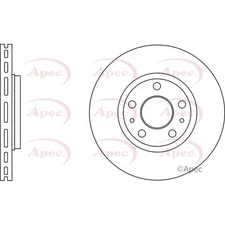 Apec Front Brake Disc DSK2677 - OE High Quality Precision Engineered Part