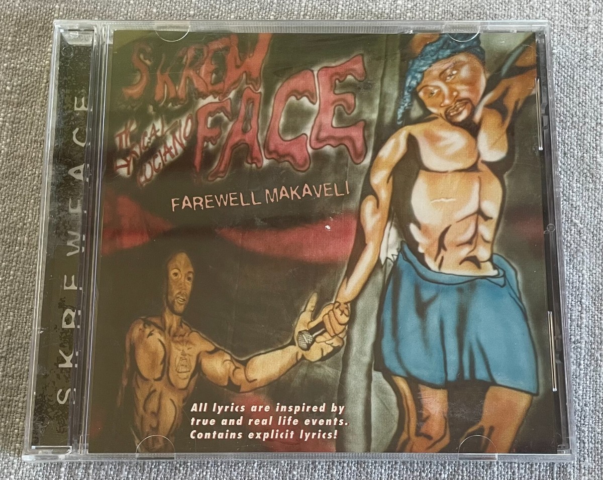 洋楽 SKREWFACE/1997 FAREWELL MAKAVELI/G-RAP Skrewface Farewell Makaveli CD NEW RARE 1997 Self-Released