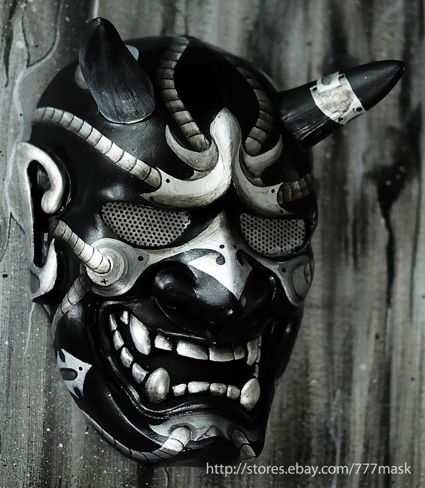 AIRSOFT BB GUN COSTUME COSPLAY EVIL DEMON ONI SAMURAI HANNYA KABUKI