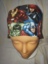 SUPERHEROES.   Handmade SURGICAL SCRUB CAPS