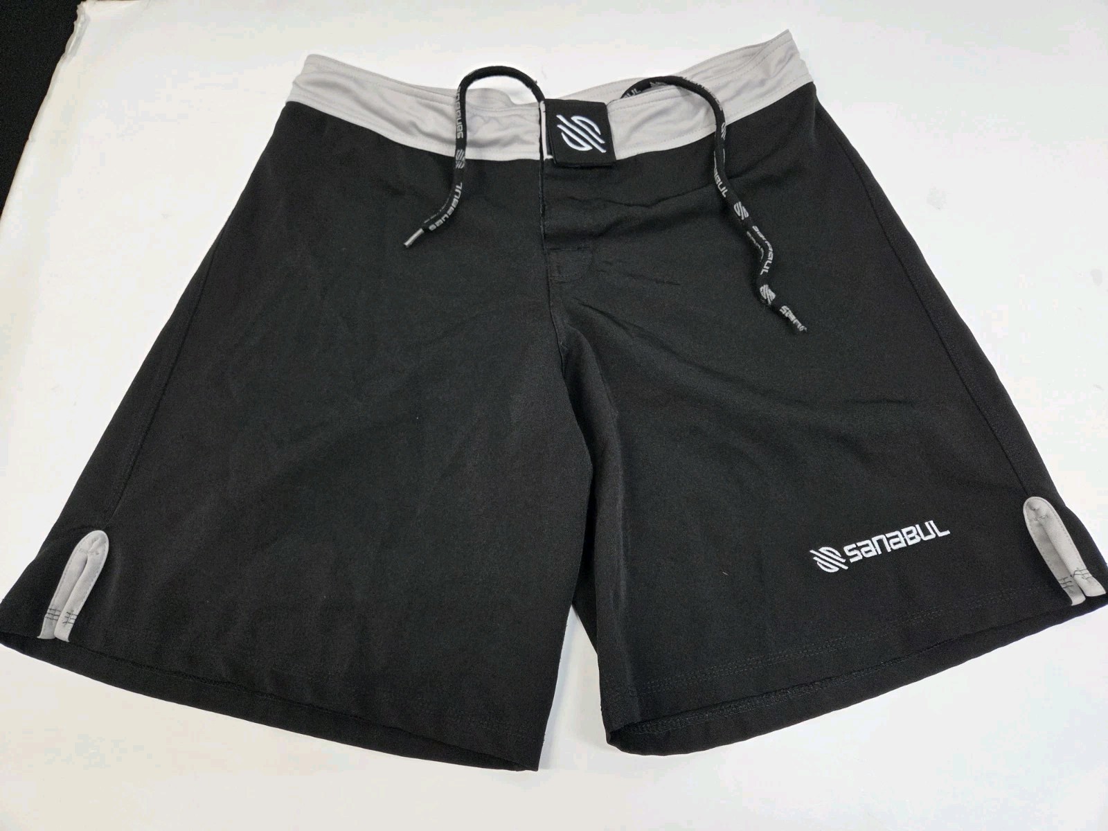 Sanabul Mens MMA Kick Boxing Mixed Martial Arts Grappling Shorts Black 34 #8086