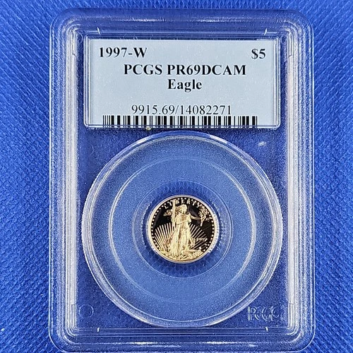 1997-W American Gold Eagle 1/10 oz — photo from the most recent tracked eBay sale