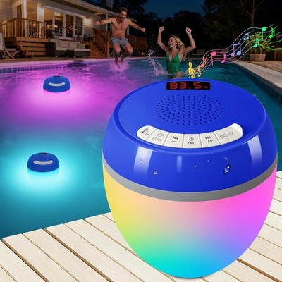 LanAqua 3 in 1 Bluetooth Pool Speaker with Digital Thermometer Free Shipping