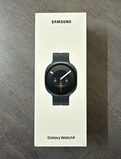 Samsung Galaxy Watch9 44mm Aluminium Black Case Grey Silicone Band GPS Wi-Fi
