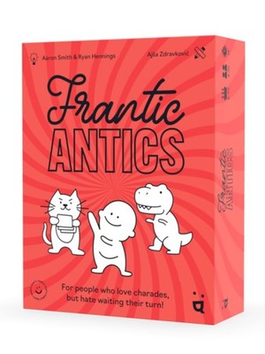 Helvetiq   Frantic Antics   Party Card Game   Ages 8+   4-10 Players   15+ Minut