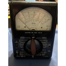 Triplett 630-A Vintage Analog Multimeter VOM w/ Original Strap Untested