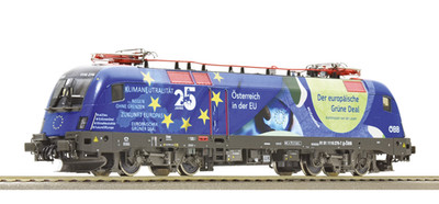 Roco HO 78502  ''25 Years Austria In EU'' Electric Locomotive for Marklin AC/Sound
