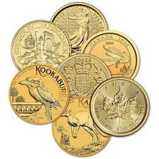 1/10 oz Gold Coin .9999 Fine - Random Brand - Secondary Market