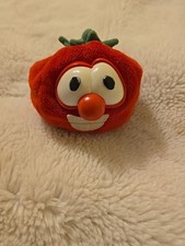 Vintage GUND Veggie Tales 5" Bob The Tomato Plush Toy Bean Bag Red 1998 NO TAG