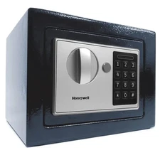 Honeywell 5605 Compact Steel Digital Security Box Safe .15 cu ft - Black - New