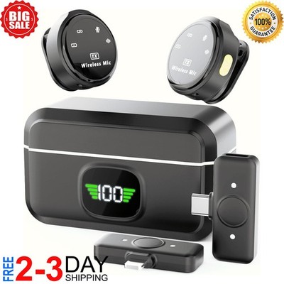 Microfono mini inalambrico para celular camara solapa con estuche carga 2mic NEW
