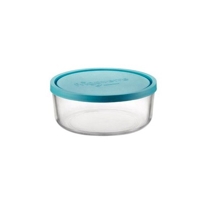 Bormioli Rocco Frigoverre Food Storage Container - 10 oz. Glass, Round
