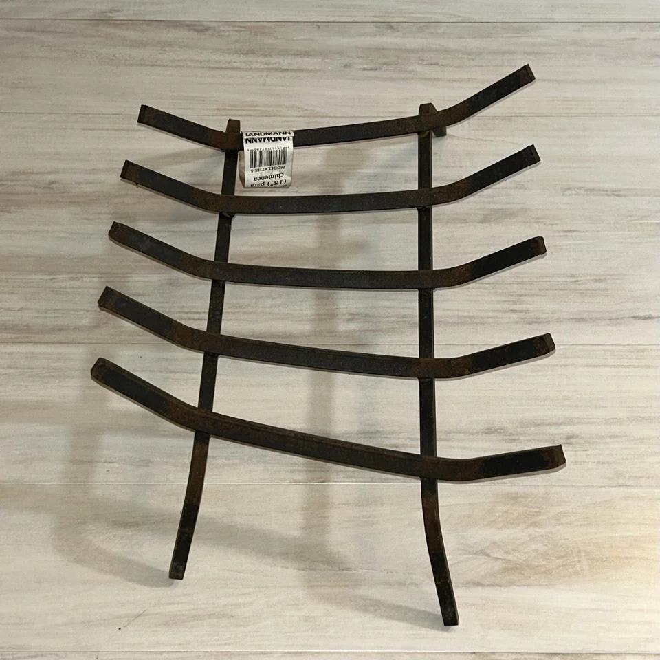 Rejilla de troncos de acero Landmann resistente 18 estante de leña - nuevo y sin usar Foto 3 de 4