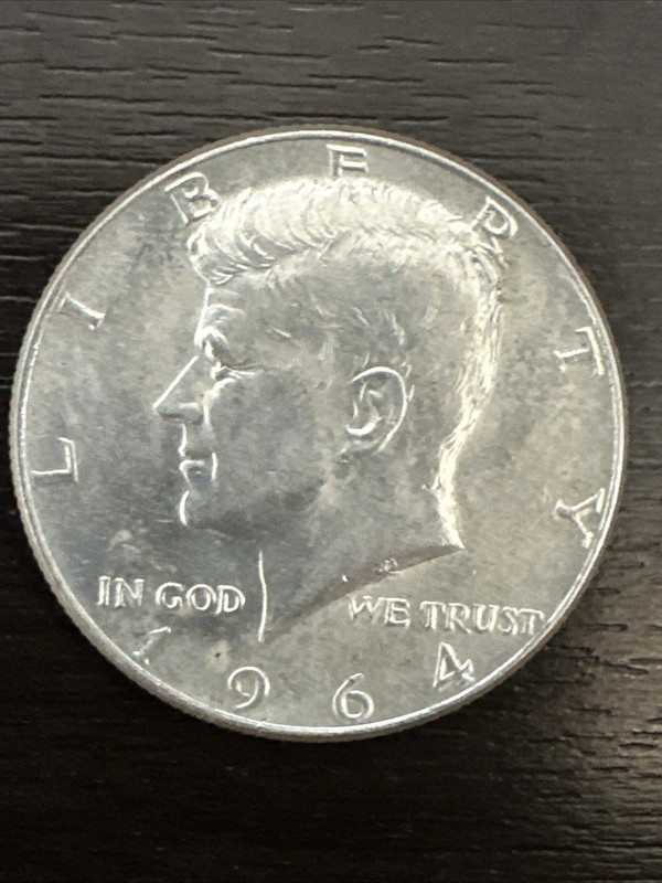 1964 Kennedy Half Dollar 90% Silver. 