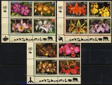 UN 2005 Endangered Species Blocks [NY+Geneva+Vienna] . Mint Never Hinged
