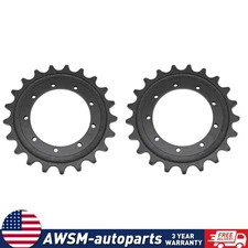 2Pcs Gear Drive Sprocket Fit For Kubota KX91-3 KX033-4 KX71-3 Excavator New