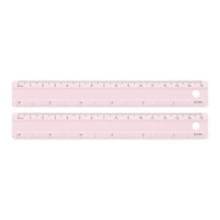 2 StüCk Lineal 6 Zoll (15Cm) FüR Metric & SAE Aluminium Lineal Hellrosa