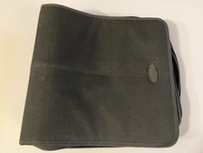 BINDER CASE 264 EMPTY BLU-RAY DVD CD DISC SLOTS BLACK ZIPPER NYLON