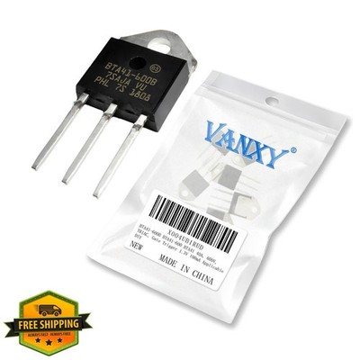 VANXY 6PCS BTA41-600B 40A 600V TRIAC