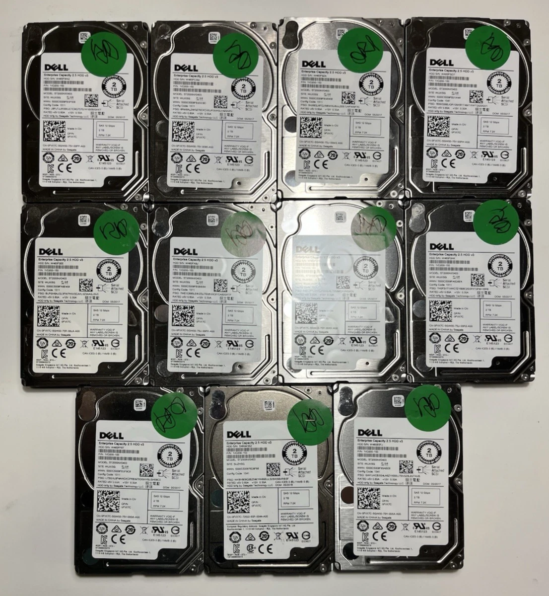 DELL 2TB HDD 2台セット マウンタ付 Constellation Dell 2TB SAS Internal Hard Disk Drives for sale | eBay
