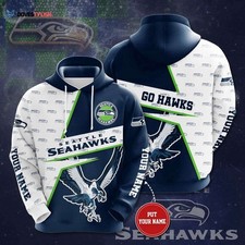 Seattle Football Team Seahawkss 3D Hoodie, Unisex Adults S-5XL