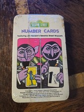 VTG 1978 Sesame Street Jim Henson's Muppets Number Cards Sealed New See Pics