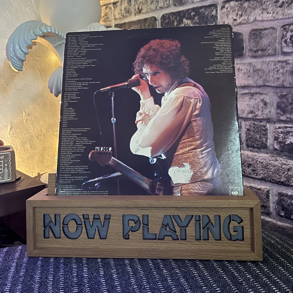 Bob Dylan Live at Budokan Vinyl Record Double LP NM - Image 2 of 4