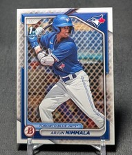 Arjun Nimmala 1st Prospect Rookie RC 2024 Bowman Card #BP-142 Toronto Blue Jays