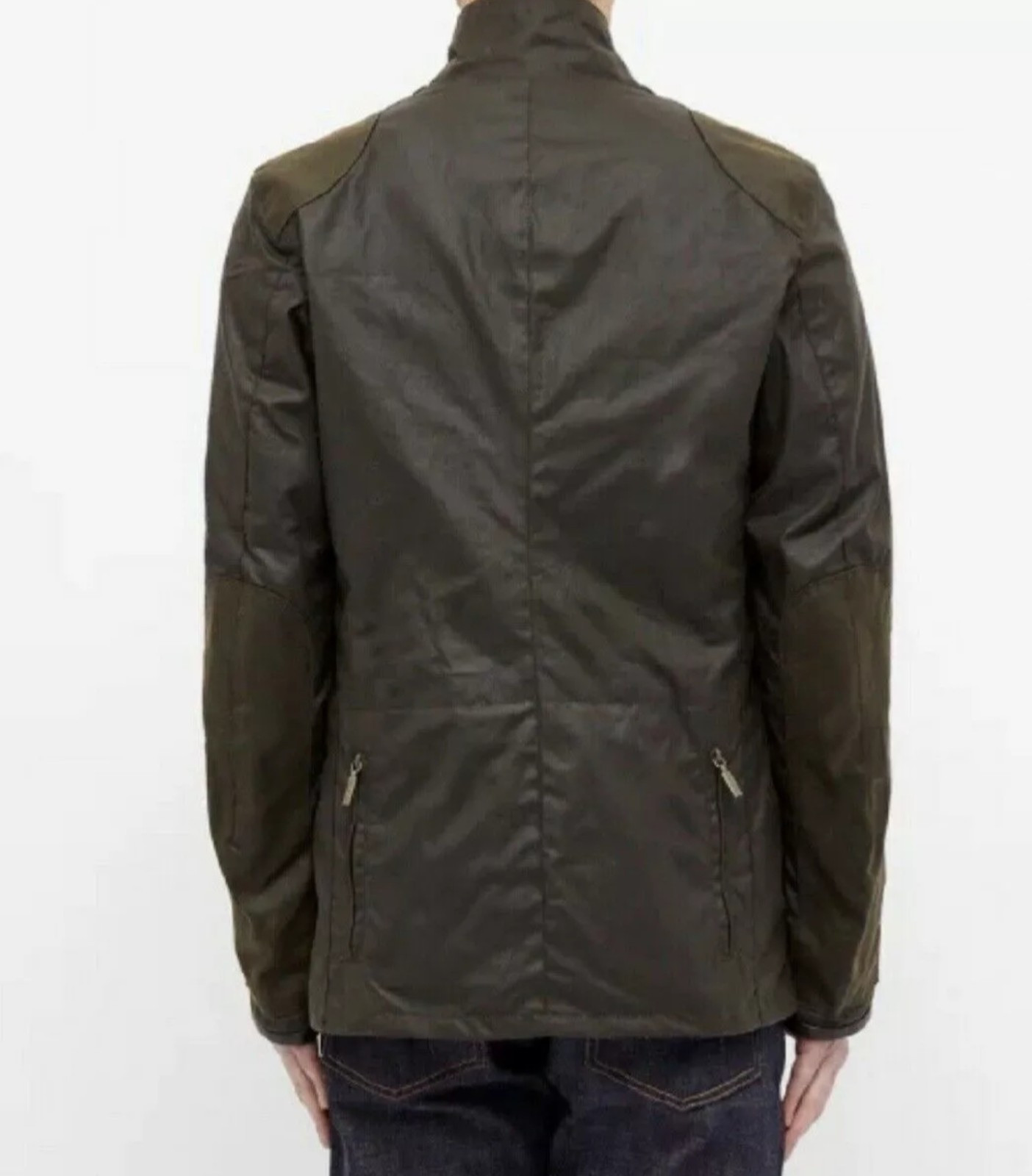 Barbour Beacon Sports Olive Men’s Wax Jacket Medium Commander Bond 007 RRP£399 image 3