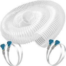 Heavy Duty 4" x 10' PVC Dust Collection Hose Flexible and Puncture Resistant