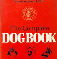 1975 The Complete Dog Book HC American Kennel Club AKC Info & Care Guide WHBS