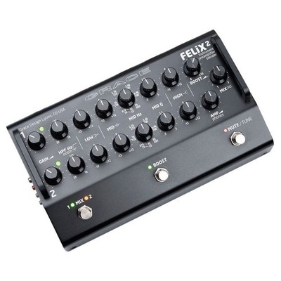 Grace Design Felix 2-Channel Instrument Preamp and Blender (Black)