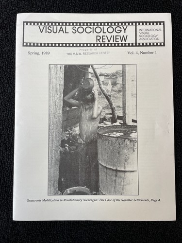 Vintage RARE Visual Sociology Review Spring 1989–Vol 4, No 1 V7 - 第 1/8 張圖片