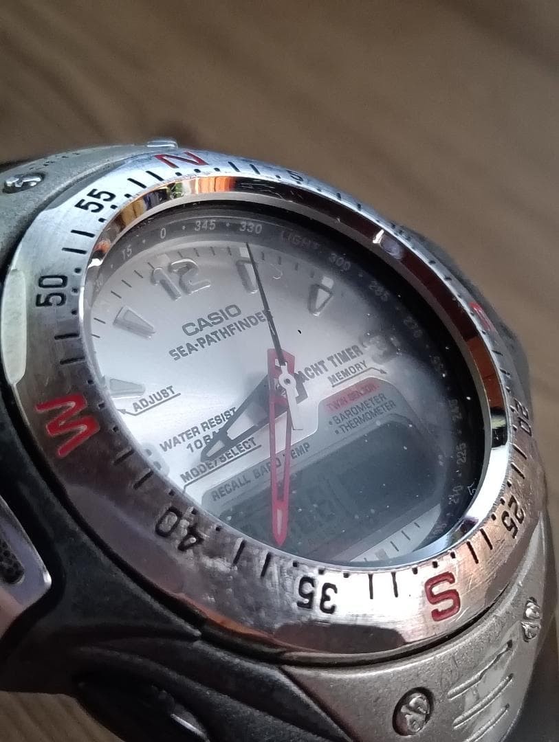 CASIO SEA-PATHFINDER Yacht Timer SPF-50 Tested Digital Watch | eBay