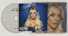 Megan Moroney AM I OKAY? AUTOGRAPH SIGNED Cover Photo Art Card & CD PSA DNA COA