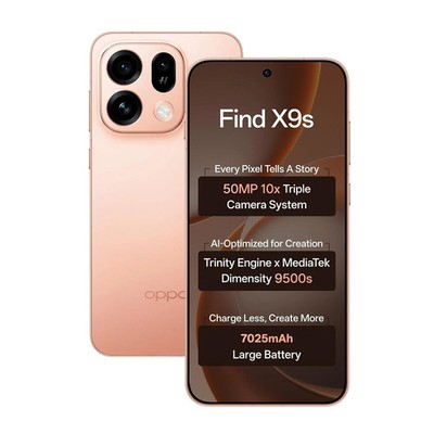 Oppo Find X9s 5G (12GB RAM 256GB Orange) Dimensity 9500s eSim NFC Global Version
