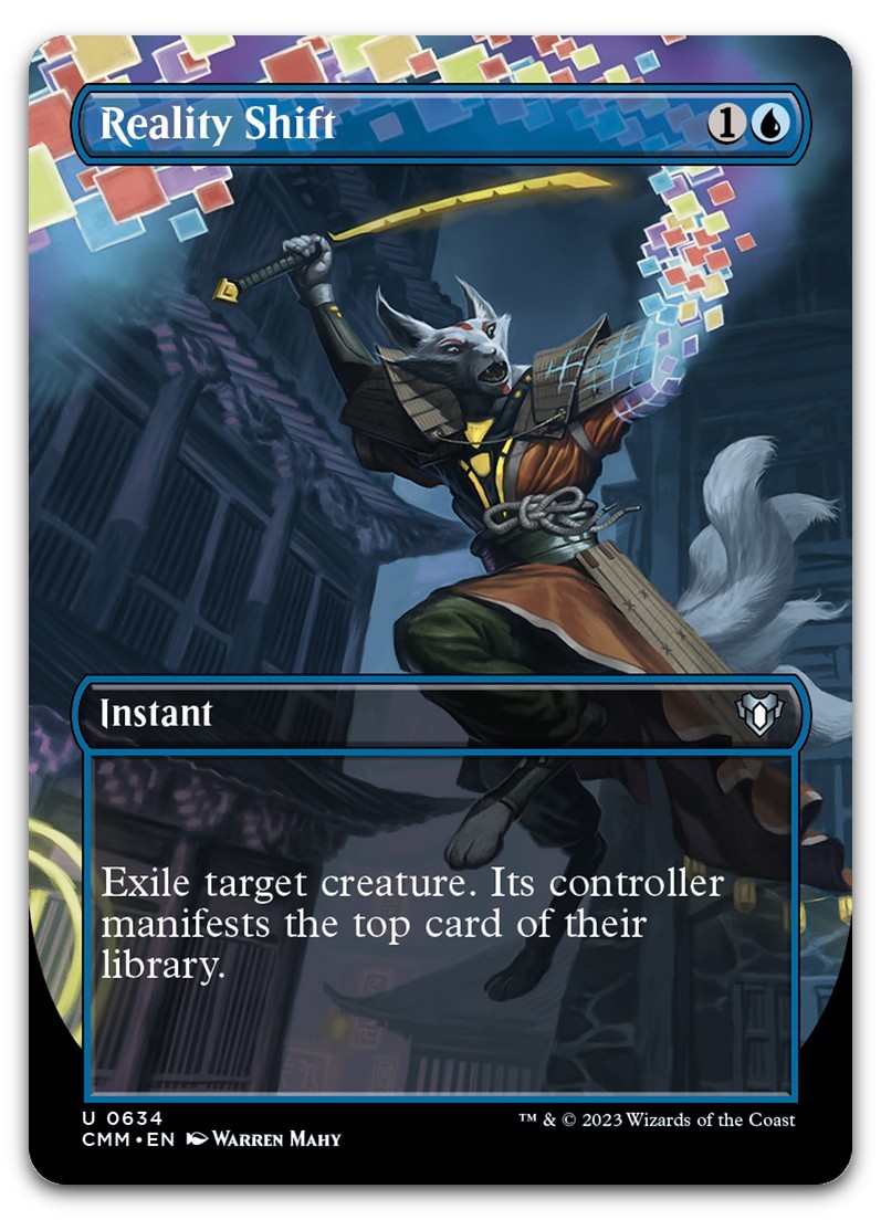 Reality Shift (Borderless) #634 (NM) Commander Masters CMM Magic MTG