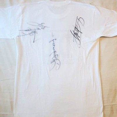 Kaientai DX Michinoku Pro Wrestling Shirt Signed Vintage Japan WWF 