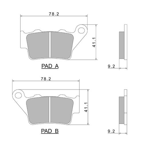 ACDelco 17D905M Professional Durastop Semi-Metallic Rear Disc Brake Pad Set