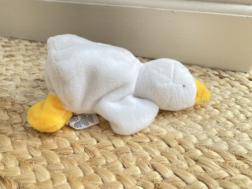 Vintage St Michael Marks & Spencer M&S Duck Goose Soft Toy Plush Beanie 8796813 - Picture 3 of 9