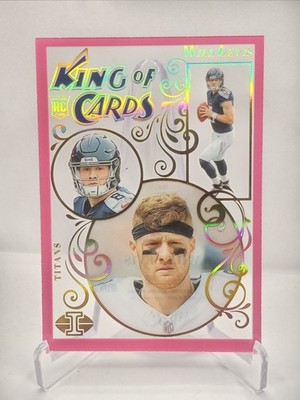 🔥 Will Levis • King of Cards Pink /399 • 2023 Illusions #20 • Titans RC 🏈✨