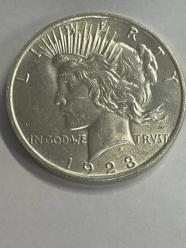 1923 Peace Silver Dollar, BU, Uncirculated, Presented By REEDERSONG