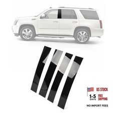 4PCS Pillar Post Molding Trim Compatible with 2007-2014 Cadillac Escalade