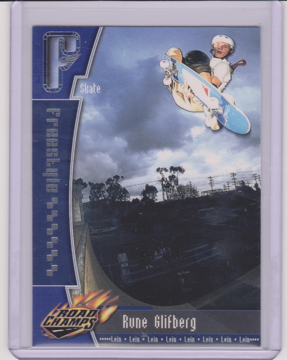 RARE 2000 AXS ROAD CHAMPS RUNE GLIFBERG SKATEBOARD SK8 CARD RARE 2000 AXS ROAD CHAMPS RUNE GLIFBERG SKATEBOARD SK8 CARD
