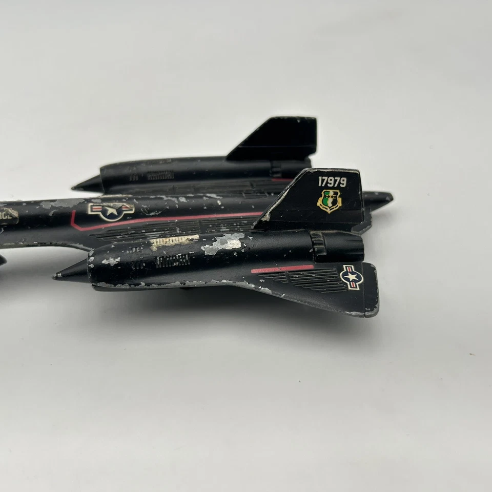 ERTL US Air Force Blackbird Fighter Jet Model Vintage Pre Owned - Image 4 of 4